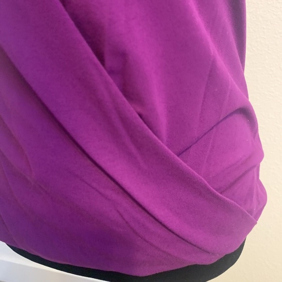 White House Black Market Purple Draped Waist Tank Top Women's Size XXS - Picture 6 of 12